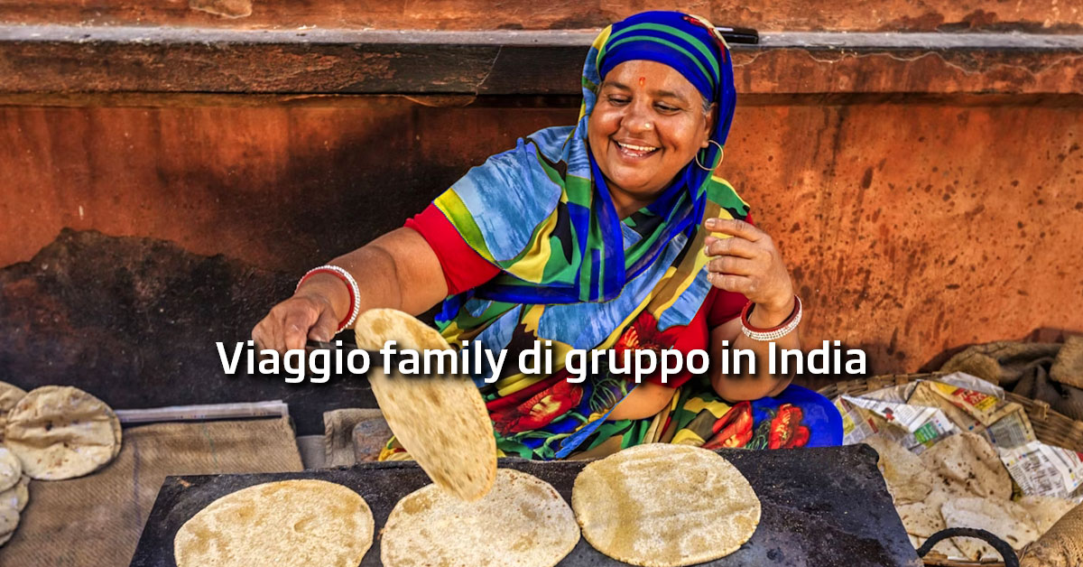 Viaggio family di gruppo in India